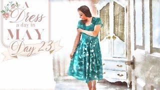 Dear dressmaker sleeves offer that finishing touch  A Dress A Day in May Day 23 [upl. by Aman310]