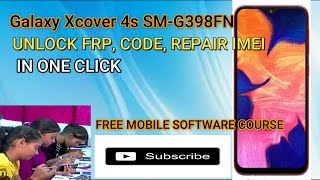 Galaxy Xcover 4s SM G398FN A7 frp bypass Galaxy Xcover 4s imei repair [upl. by Arua]