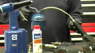 How and when to oil Draper Air Tools [upl. by Lzeil]