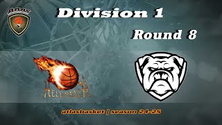 Atlasbasket  Div 1Round 8  HELDREICH vs BULLDOGS [upl. by Azmah]