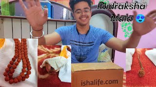 Unboxing Isha Life Products 😍 Rudraksha Mala  Isha shop  Sadguru [upl. by Atenek]