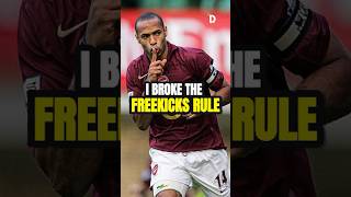 How Thierry Henry silenced the referee 🤫 with a crazy freekick 🥶 [upl. by Yrreiht]