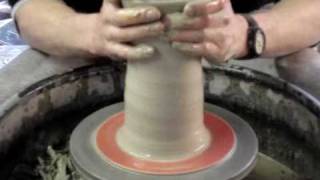 How to make a clay pottery salt pig salt keeper on the wheel [upl. by Senecal240]