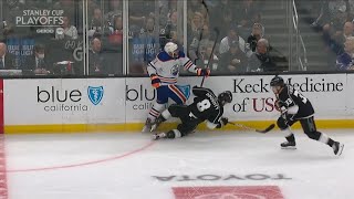 Drew Doughty Interference Penalty And Evander Kane Roughing Penalty [upl. by Bailar922]