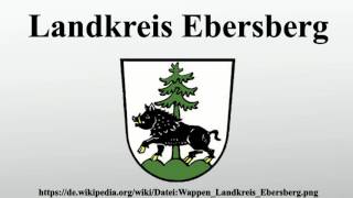 Landkreis Ebersberg [upl. by Aicirt]