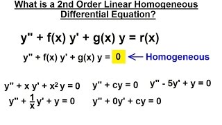 Differential Equation  Introduction 15 of 16 Second Order Differential Eqn Linear Homogeneous [upl. by Colas]