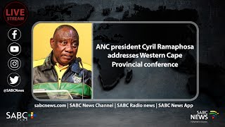 ANC president Cyril Ramaphosa delivers closing remarks at Western Cape provincial conference [upl. by Hogen]