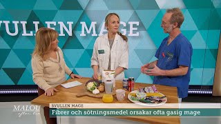 Doktorerna Så blir du av med svullen och gasig mage  Malou Efter tio TV4 [upl. by Avan]