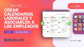 ODOO RRHH  Tutorial 06 📌 Crear calendarios laborales en Odoo y asociarlos a los empleados [upl. by Nosredneh]