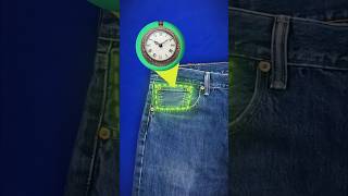 Jeans pocket watch 👖⁉️ watch jeans reels [upl. by Nirok]