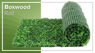 Artificial Boxwood Roll  Premium Hedge Mats Easy To Create DIY Professional Results [upl. by Ikcim]