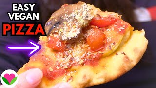 Save Dough  MustTry Easy Vegan Pizza [upl. by Atirehgram208]