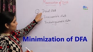 Prerequisites of Minimization of DFA Dead State Inaccessible State Indistinguishable State [upl. by Zoltai969]