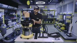 WET AND DRY VACUUM CLEANER WD 3 S V15420  Demo Video [upl. by Enom]