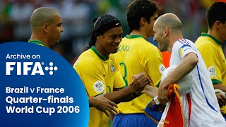 FULL MATCH Brazil vs France 2006 FIFA World Cup [upl. by Lraed]