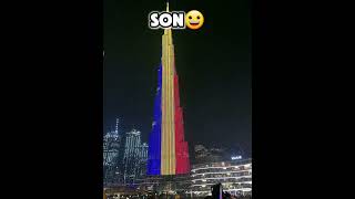 Country Flag On Burj Khalifa😈 automobile thar attitude daku modified crazyxyz trend viral [upl. by Urbana]