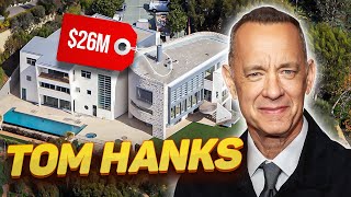 Tom Hanks  How the nicest guy in Hollywood lives and how much he earns [upl. by Ecinaej]