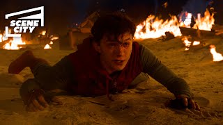 SpiderMan Homecoming SpiderMan vs The Vulture Ending Fight Scene Tom Holland Michael Keaton [upl. by Hamilton]