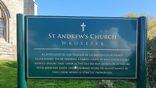 191024 Jamie camst  andrews church  Wroxeter  built 540youtube ghosthunting haunting ghost [upl. by Ijat]