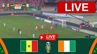 LIVE 🔴 Senegal vs Cote Divoire  CAF Africa Cup of Nations 2023  Match Watch Streaming 🎮 PES 2021 [upl. by Ycnuahc]