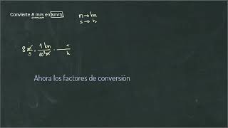 Cambiar de ms a kmh [upl. by Derwin]