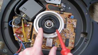 How to strip a technics 12001210 back to its face plate for painting or replacing part 2 [upl. by Myrt948]