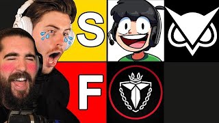 REUPLOAD Vanoss Crew Tierlists… Nogla amp Terroriser Reaction [upl. by Airdnahc]