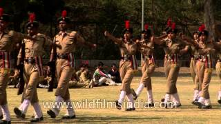 Stride with pride  NCC cadets perform march past in India [upl. by Enidlarej]