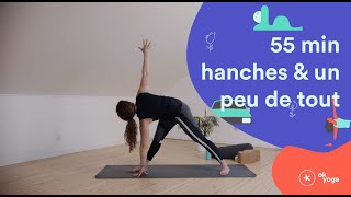 JAMBES amp HANCHES  55 min  OK YOGA Québec  Prof Laurence [upl. by Henning]