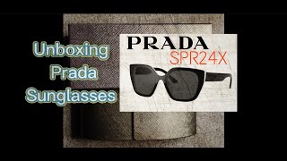 Unboxing Prada Sunglasses 👓 😎 [upl. by Htebsil]