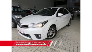 Toyota Corolla XEI 20 Flex Automático 2015 [upl. by Epilef]