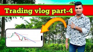 Trading vlog part4  10k 30 days challenge 🫣🥳 options trading for beginners [upl. by Cordelie193]