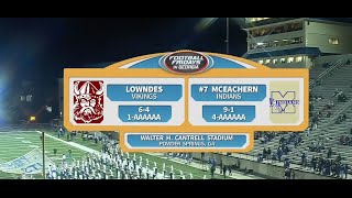 GHSA Playoff Round 1 McEachern vs Lowndes  Nov 13 2015 [upl. by Kutchins]