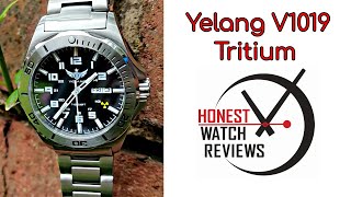 Exciting Review of the Affordable Yelang V1019 Tritium Automatic Watch [upl. by Arihaj865]