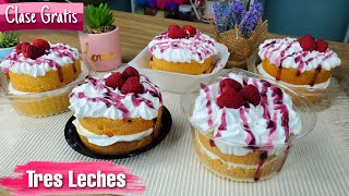 Clase GRATIS de Pastelitos TRES LECHES para VENDER y Generar Ingresos 🧁tresleches [upl. by Oremor583]