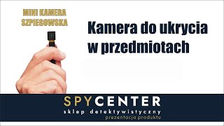 Miniaturowa kamerka szpiegowska do ukrycia  widzi tekst [upl. by Gerrit]