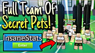 🔥I have a FULL TEAM of best SECRET PETS on Anime Clicker Simulator [upl. by Erich]