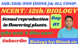 pollengrainmicrosporeपरागकणलघुबिजाणु biology by Nitesh sir [upl. by Griselda]