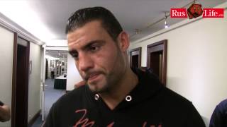 Alexander Povetkin vs Manuel Charr Interview in Köln [upl. by Justus]