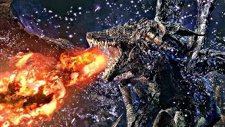 Dark Souls 3 Ringed City Darkeater Midir Boss Fight 4K 60FPS [upl. by Terrilyn]