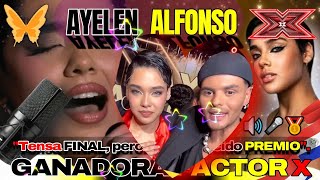 🦋 Ayelen Alfonso Factor X 🔊🎤 Abraham Mateo y Aye la lían tras GANAR la FINAL de FACTOR X 🥇 [upl. by Olethea]