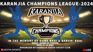 🔴LIVE DAY 10 KARANJIA CHAMPIONS LEAGUE 2024 karanjia cricket adityasports liveadityasports [upl. by Anuahsed]