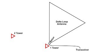 Delta Loop Antenna 80 Meters K4WDG [upl. by Greenberg]