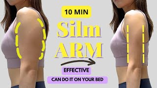 Effective 10min Slim Arm Workout🔥 Burn YOUR ARMS FAT  All Seated 2024 [upl. by Gertie33]