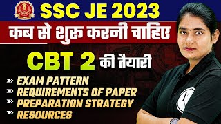 SSC JE 2023  SSC JE CBT  2 Syllabus Exam Pattern amp Preparation Strategy🔥🔥 [upl. by Auberon16]