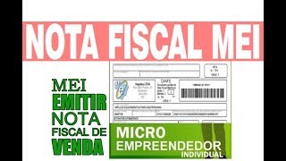 MEI Como emitir Nota Fiscal Passo a Passo [upl. by Bjork]