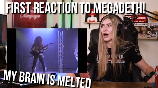 FIRST REACTION to MEGADETH  quotHoly Warsquot [upl. by Nehtanoj]