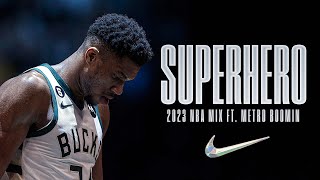 2023 NBA Mixtape ft Metro Boomin  quotSuperheroquot [upl. by Leiru883]