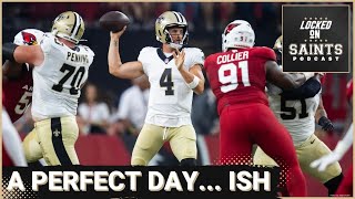 New Orleans Saints Training Camp Day 15 Derek Carr Perfect  Rattler Struggles [upl. by Fisch828]