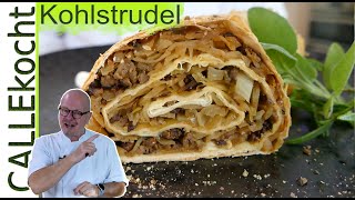 Der ist lecker Kohlstrudel nach Omas Rezept  Warum immer Kohlsuppe [upl. by Ayotaj]